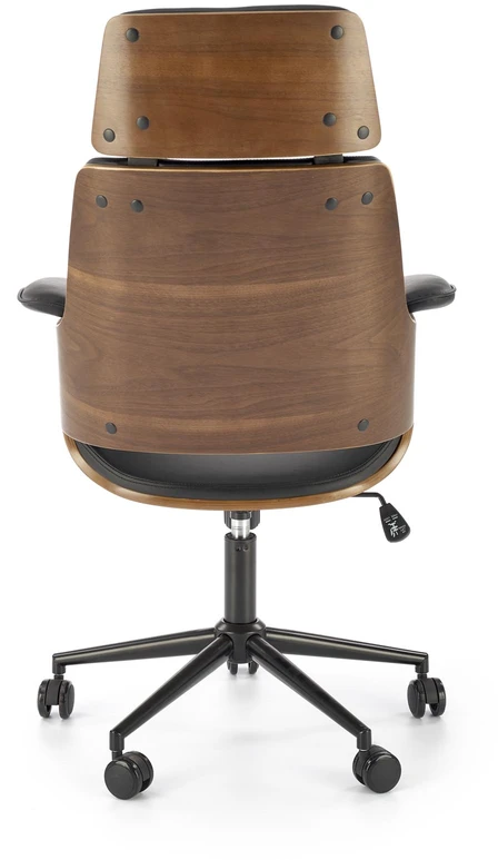 WEBER chair, walnut / juodas