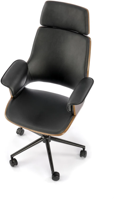 WEBER chair, walnut / juodas