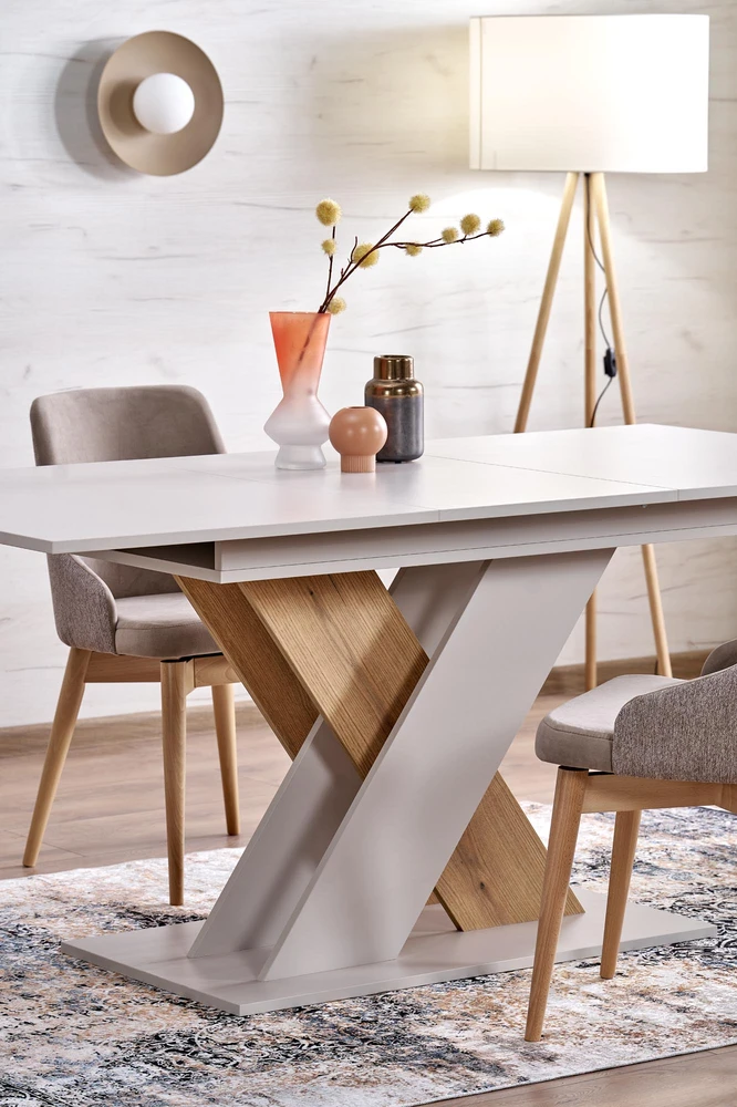 XARELTO extension table, cashmere / cremona oak