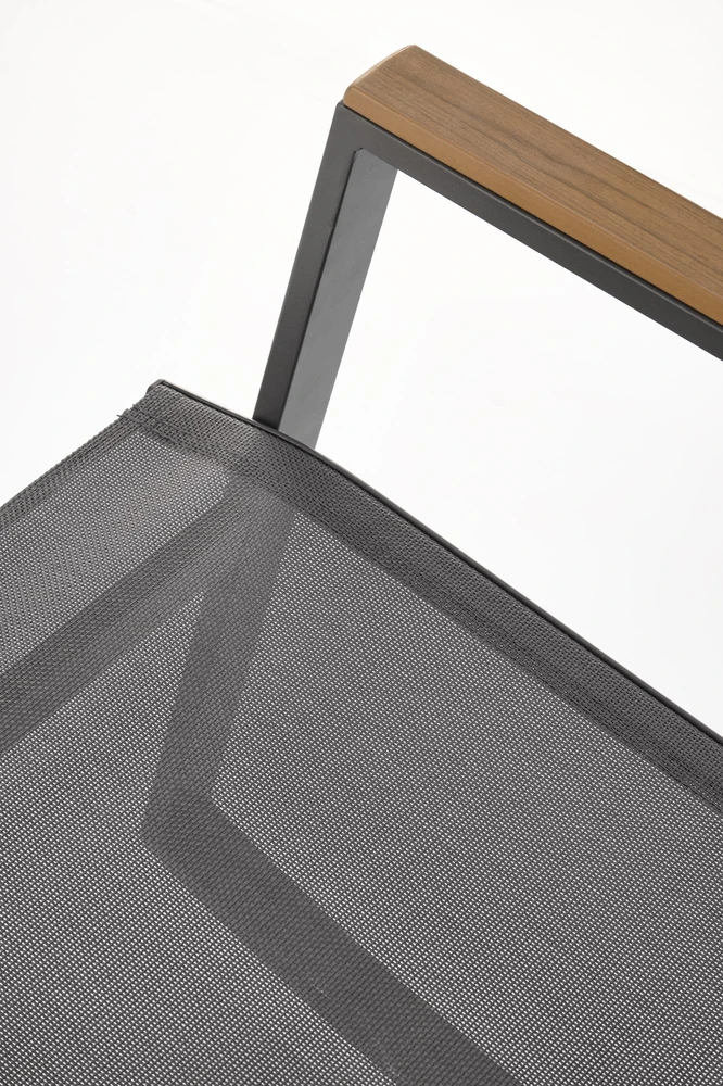 ZLATAN garden chair, color: d.pilkas / l.pilkas