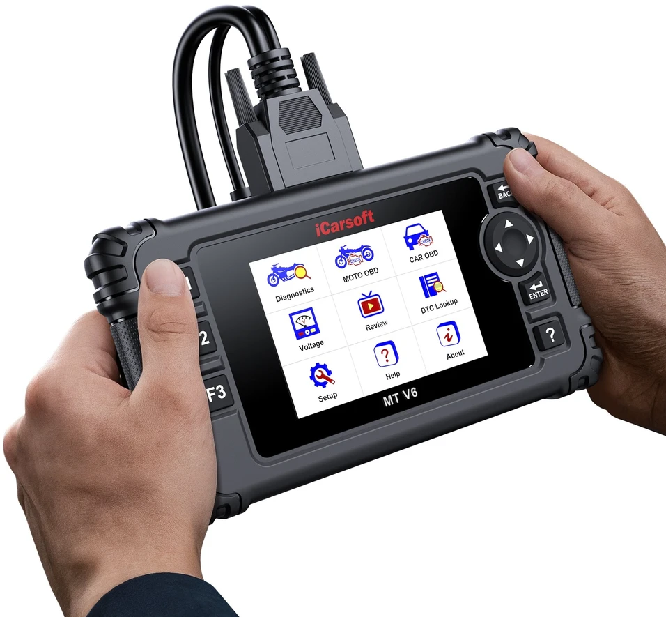 iCarsoft MT V6 Polaris motociklų diagnostikos įrenginys