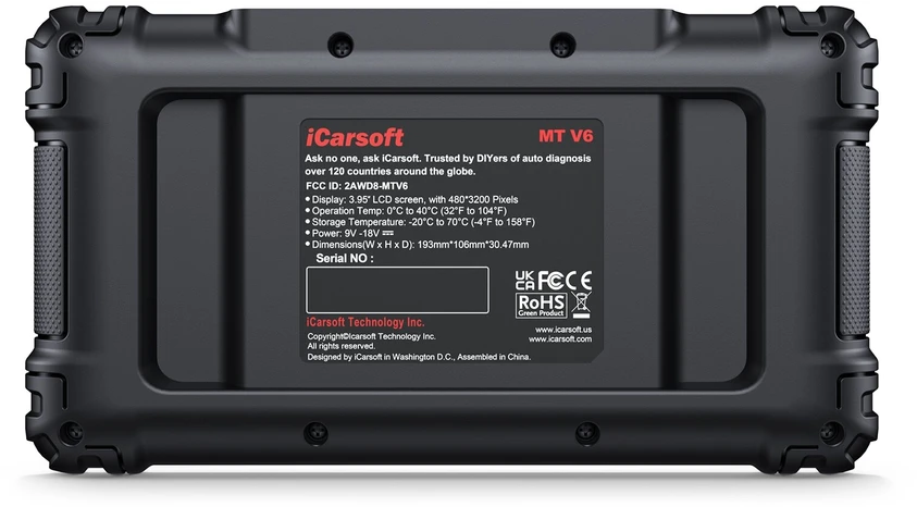 iCarsoft MT V6 Polaris motociklų diagnostikos įrenginys