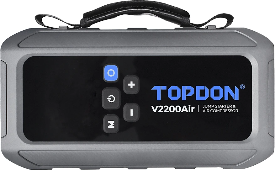Išorinė baterija TOPDON V2200AIR (su Jump Start ir oro pūtimo funkcija)