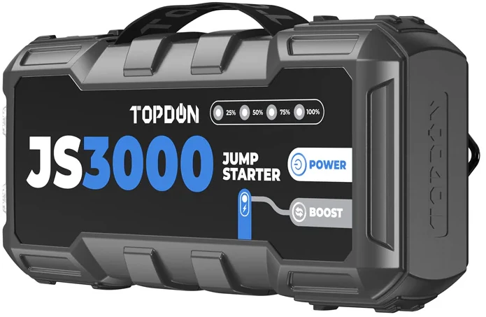 Išorinė baterija TOPDON V3000 (JS3000) su Jump Start funkcija