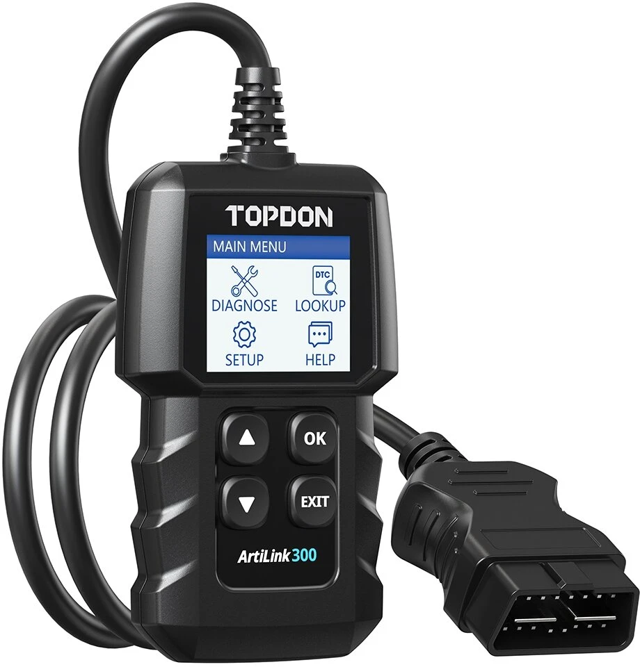 TOPDON ArtiLink300 OBD2 diagnostikos skeneris – Live Data, O2, I/M, DTC