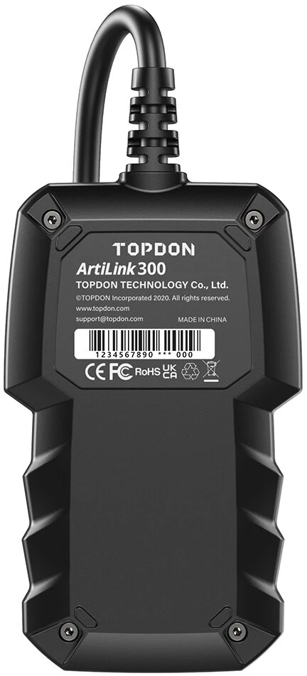 TOPDON ArtiLink300 OBD2 diagnostikos skeneris – Live Data, O2, I/M, DTC