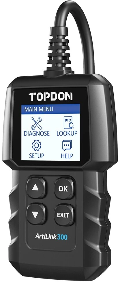 TOPDON ArtiLink300 OBD2 diagnostikos skeneris – Live Data, O2, I/M, DTC