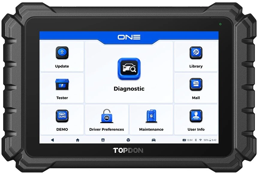 TOPDON ONE profesionalus diagnostikos įrenginys su planšete