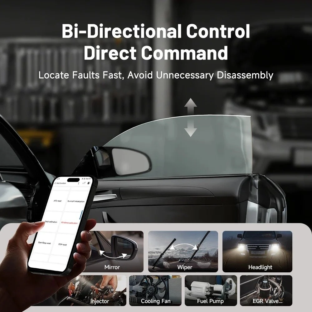 TOPDON TopScan Master – profesionali Bluetooth diagnostikos įranga Android / iOS