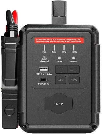 TOPDON V4000 HD – profesionalus 12 V / 24 V užvedimo įrenginys (4000 A)