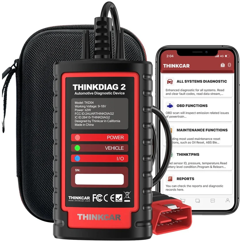 Universali diagnostikos įranga Thinkcar ThinkDiag 2 (Android / iOS)