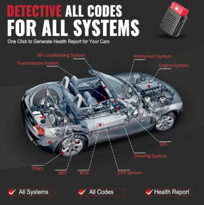 Universali diagnostikos įranga THINKCAR MUCAR BT200 PRO