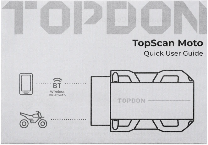 Universali diagnostikos įranga Topdon TopScan Moto
