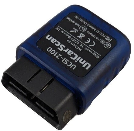 Wgsoft UniCarScan UCSI-2100 Bluetooth OBD2 diagnostikos adapteris (Motoscan, Scanmaster, Bimmercode, ScanMyOpel)