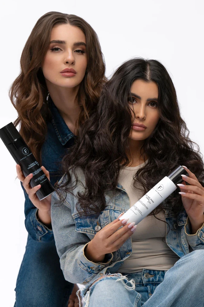 Drėkinamosios ir apimties suteikiančios putos Ferrli haircare, 200ml