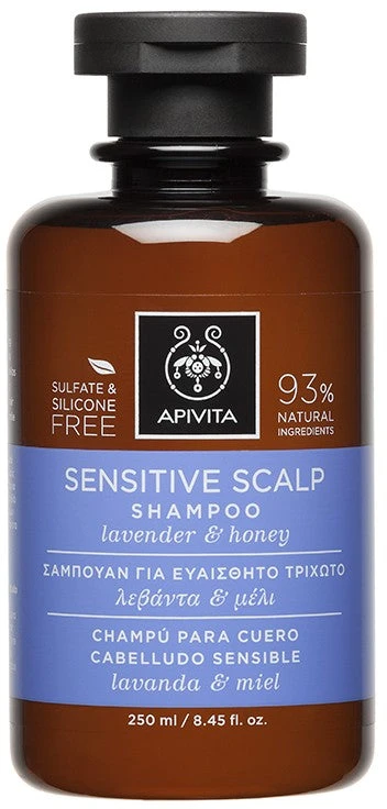 "Apivita" jautrios galvos odos šampūnas 250ml