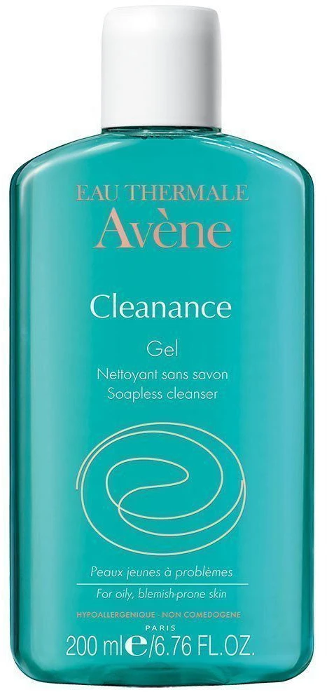 "Avéne Cleanance Gel Nettoyant Purifiant" valomasis matinio efekto gelis be muilo skirtas riebiai odai prižiūrėti 200ml