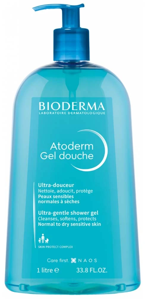 Bioderma Atoderm Gel Douche Dušo želė sausai ir jautriai odai, 1000 ml