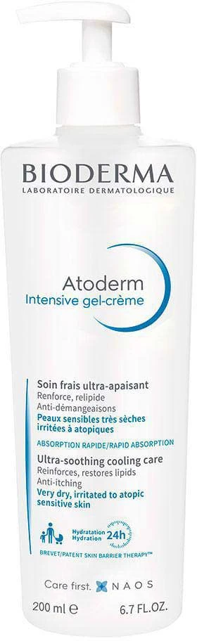 Bioderma Intensive gelinis kremas Atoderm ( Ultra-Soothing Cooling Care ) 200 ml