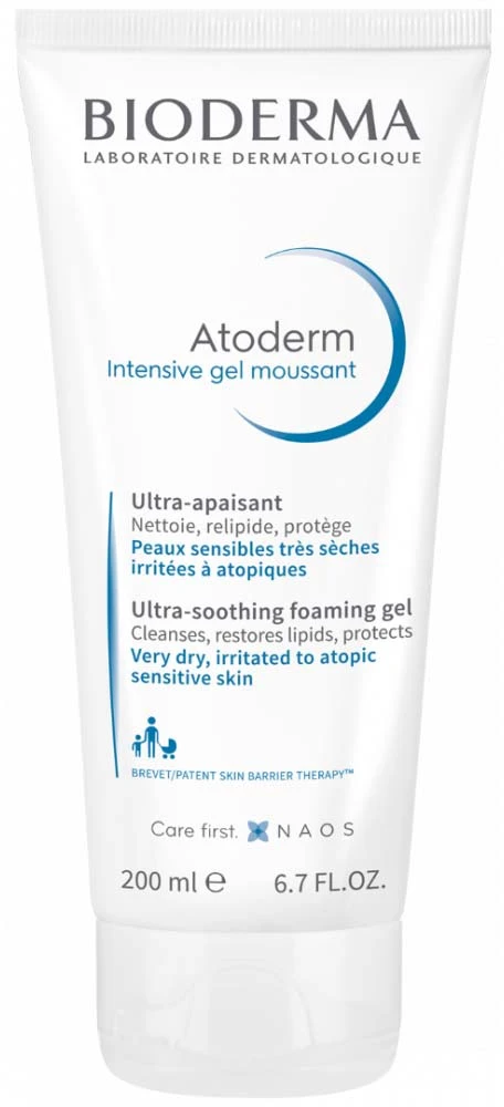 BIODERMA Atoderm Dušo želė intensyviai maitinantis dušo gelis, 200 ml
