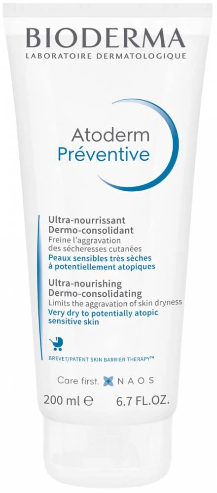 BIODERMA Atoderm Previntive Day kremas vyrams ir moterims, 200 ml