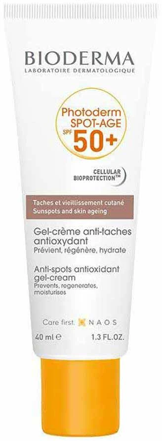 kremas veidui Apsaugo ir padeda sumažinti matomus fotosenėjimo požymius Bioderma Photoderm Spot-Age Spf50+ 40ml