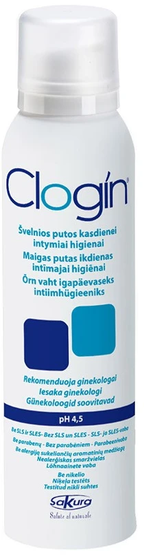 Sakura Italia CLOGIN intymios higienos prausimosi putos pH4.5, 150 ml