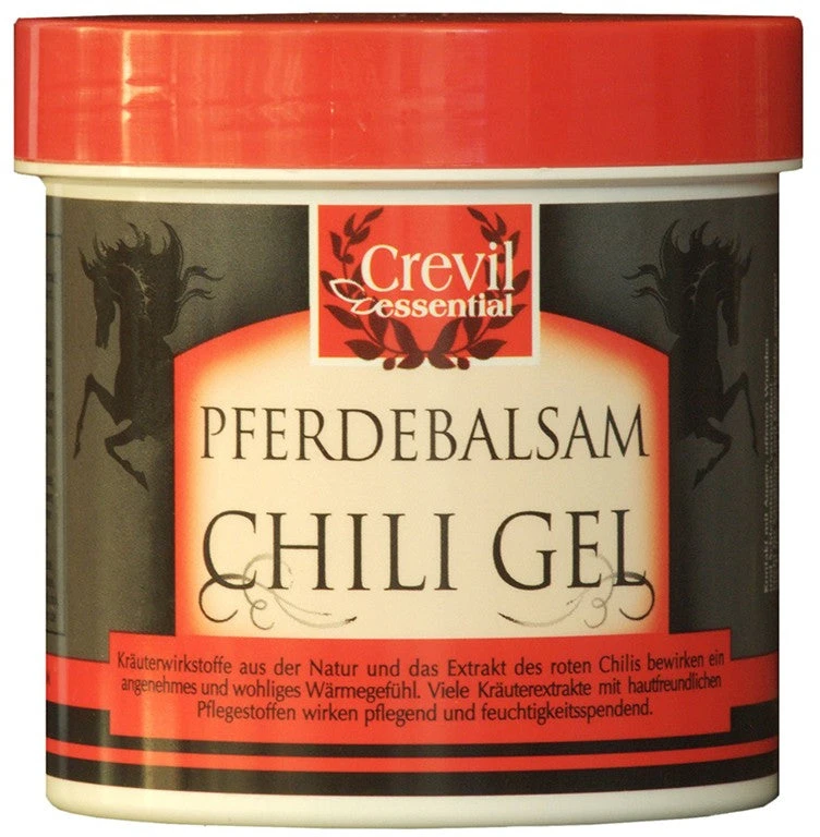 CREVIL Essential šildantis gelis kūnui su čili, 250 ml
