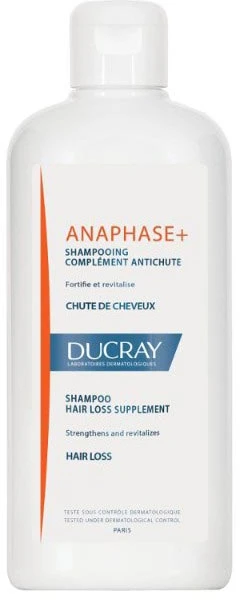 Ducray Anaphase+ Anti-Hair Loss Šampūnas šampūnas nuo plaukų slinkimo, 400 ml