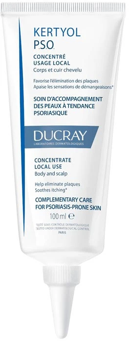 odos turinčios polinkį į psoriazę . tepalas Ducray Kertyol Pso 100ml