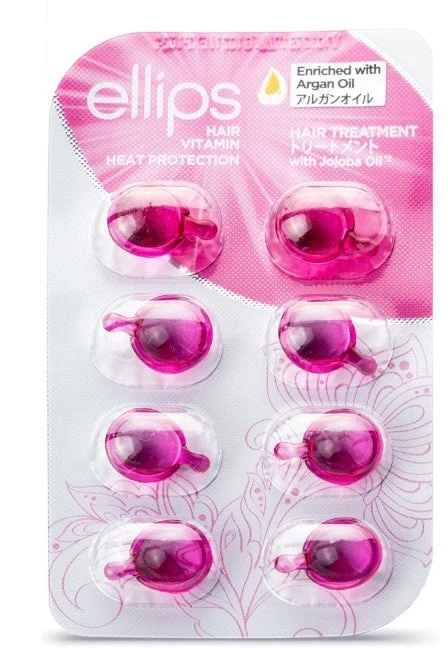 ELLIPS tepami vitaminai plaukams HAIR TREATMENT, 8 ml
