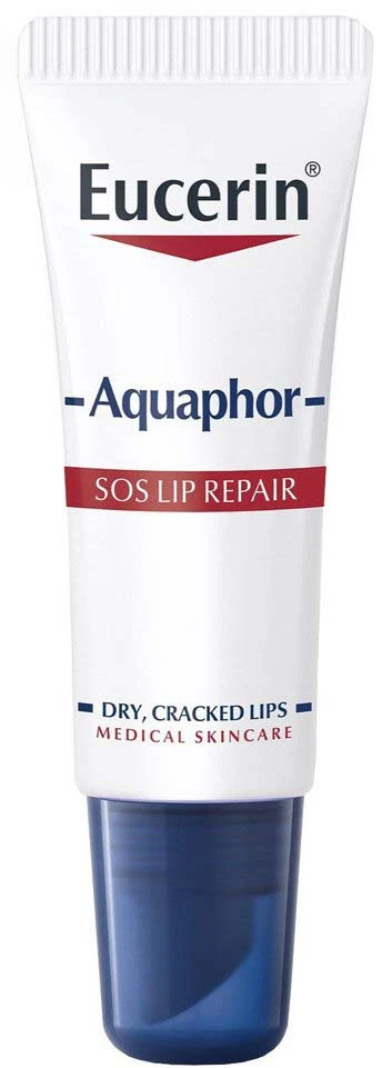 Eucerin Aquaphor sausų ir suskilinėjusių lūpų balzamas (SOS Lip Repair) 10 ml
