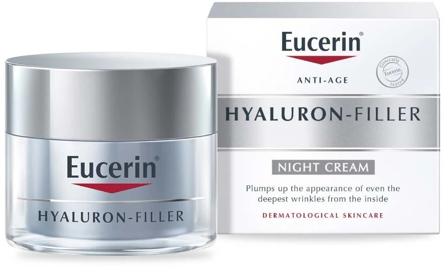 Eucerin Hyaluron-Filler Night Night Skin kreminis