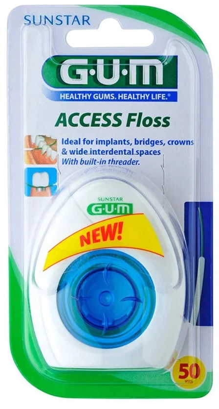 Gum® implantų siūlas 50 siūlų X 30 cm