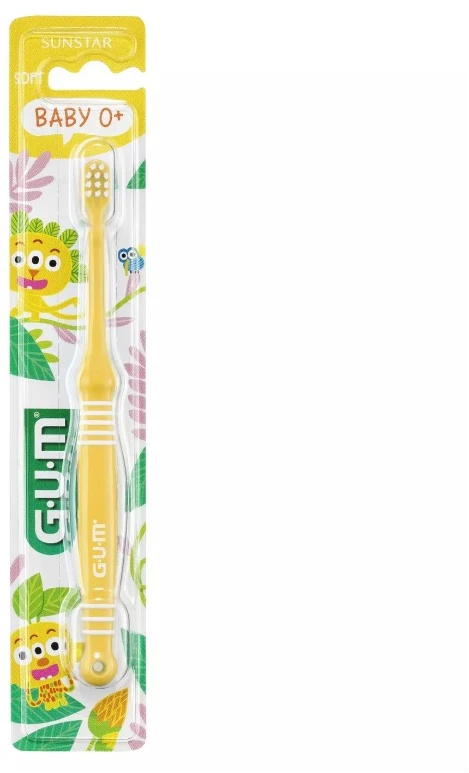 Gum® kūdikių dantų šepetėlis vaikams nuo 0 iki 2 metų 1 vnt
