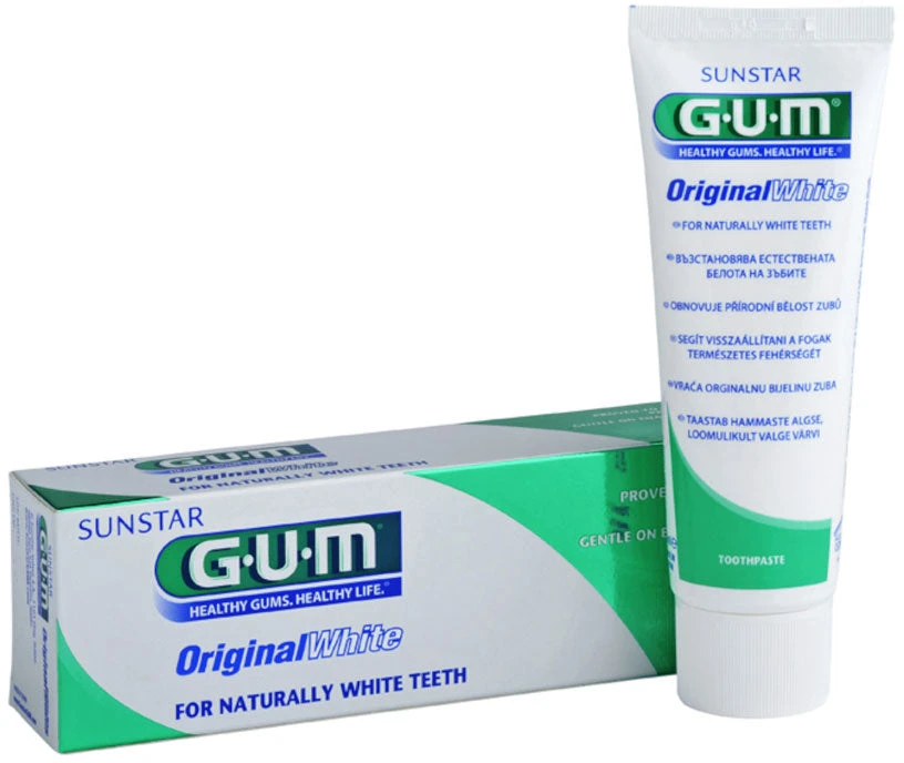 "Gum Original Baltas" dantų pasta 75ml
