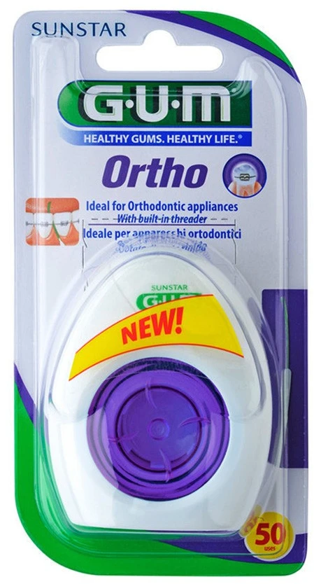 "Sunstar Gum Ortho" dantų siūlas 50 m