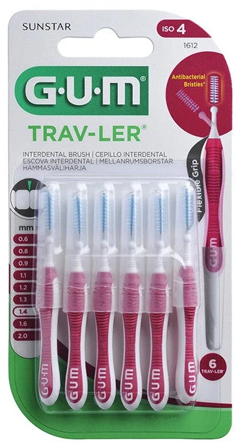 Gum® tarpdančių šepetėlis Proxabrush Trip 6vnt