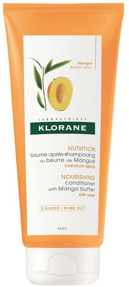 Klorane Mango Conditioner maitinantis kondicionierius sausiems plaukams, 200 ml