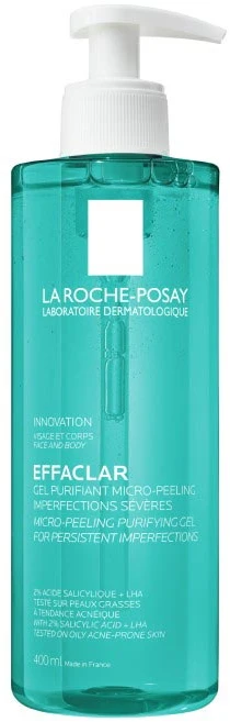 LA ROCHE-POSAY Effaclar Micro Peeling valomasis gelis, 400 ml