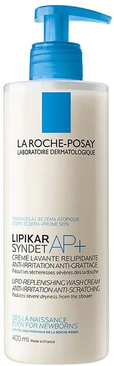 La Roche-Posay Lipikar Syndet AP+ Kreminis raminantis dušo kremas, 400 ml