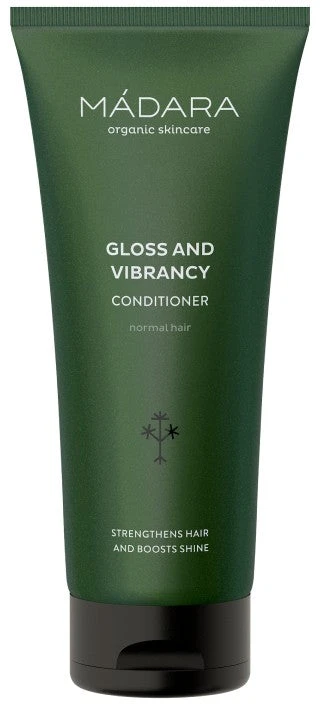 "Mádara" Blizgesio suteikiantis plaukų kondicionierius 200ml