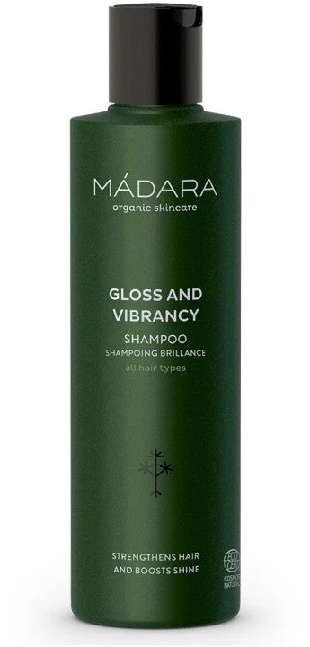 "Mádara" blizgesio ir gyvybingumo suteikiantis šampūnas 250ml