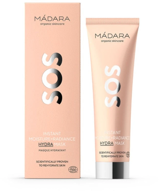 "Mádara Sos Hydra" kaukė "Moisture+Radiance" 60ml