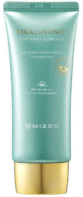 Kremas veidui Mizon Cicaluronic Nonnano Sunblock SPF50+, su SPF 50+ apsauga, 50 ml