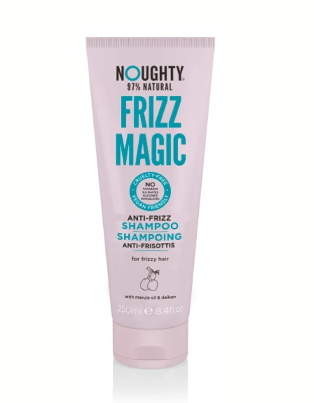 Noughty Frizz Magic glotninamasis šampūnas su marulos aliejumi ir japoninių ridikų ekstraktais, 250 ml