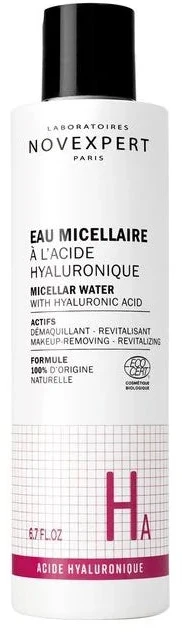 Novexpert micelinis valomasis vanduo su hialurono rūgštimi 200 ml