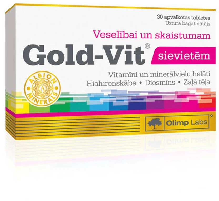 Olimp Gold-Vit For Women maisto papildas 30 tablečių