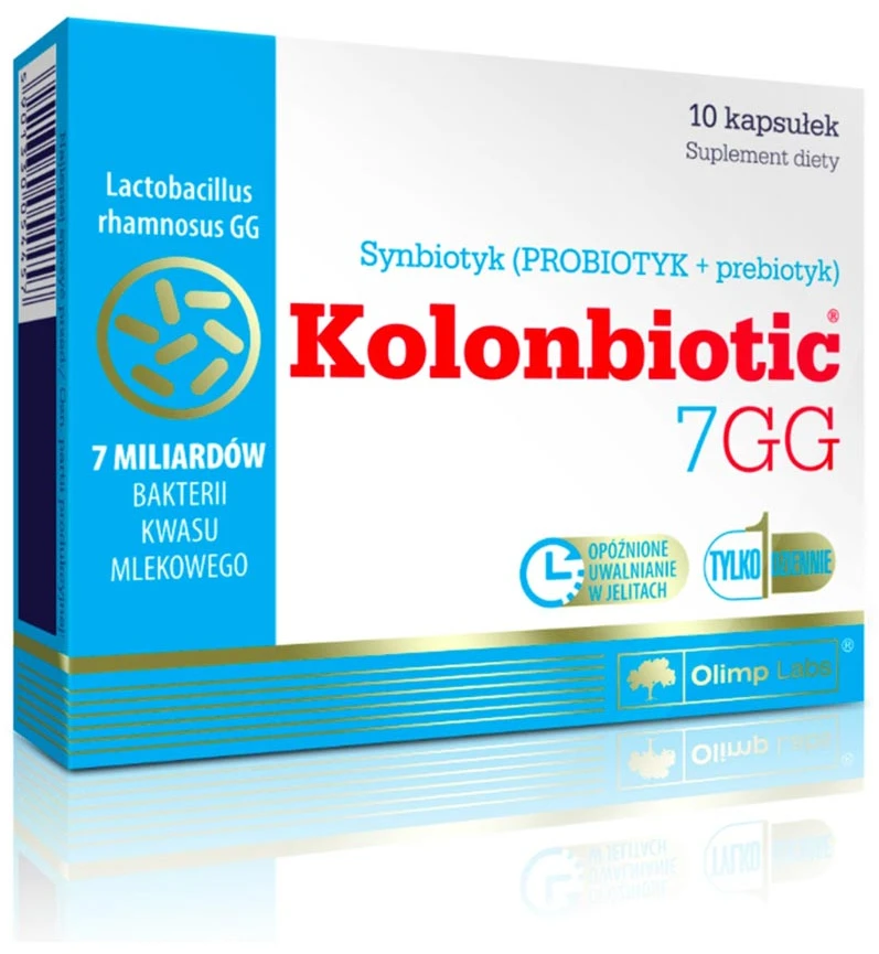 Olimp Kolonbiotic 7GG maisto papildas su pieno rūgšties bakterijomis 10 kapsulių