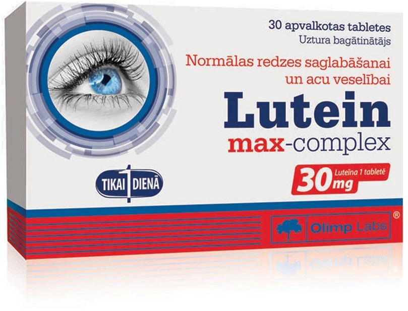 Olimp Maisto papildas Lutein Max-Complex 30 tablečių